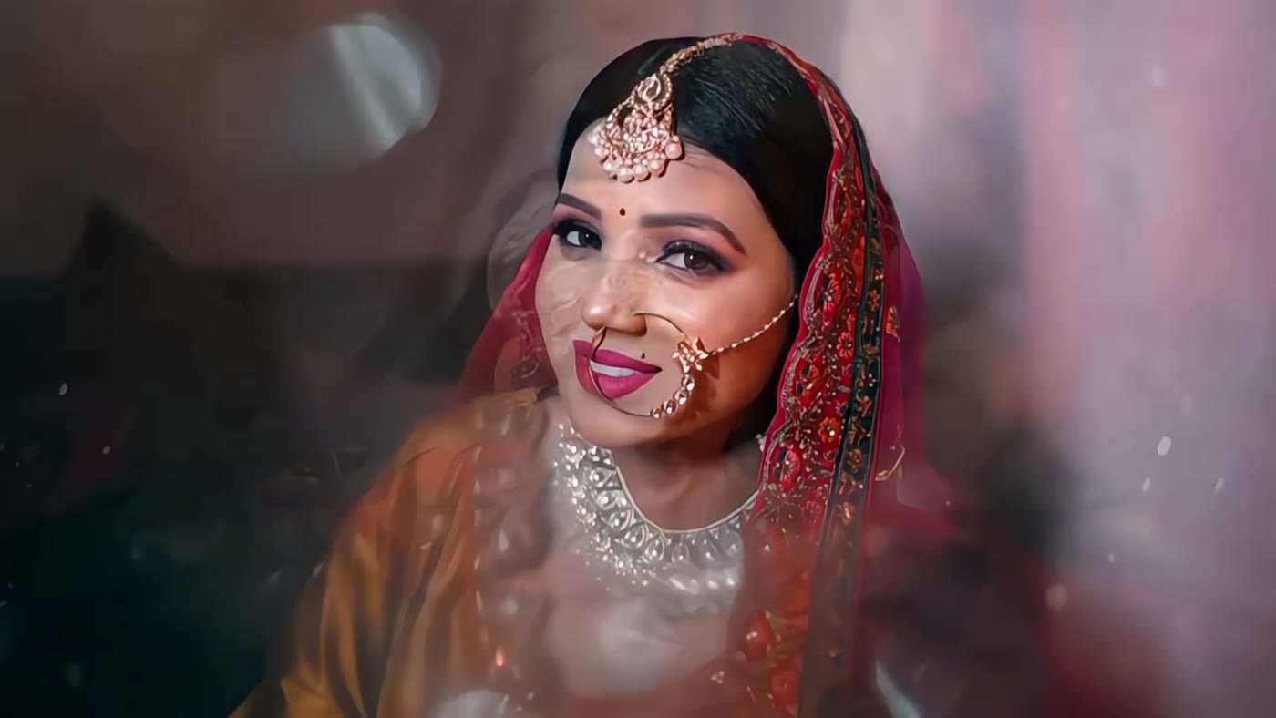 Wedding bride portrait