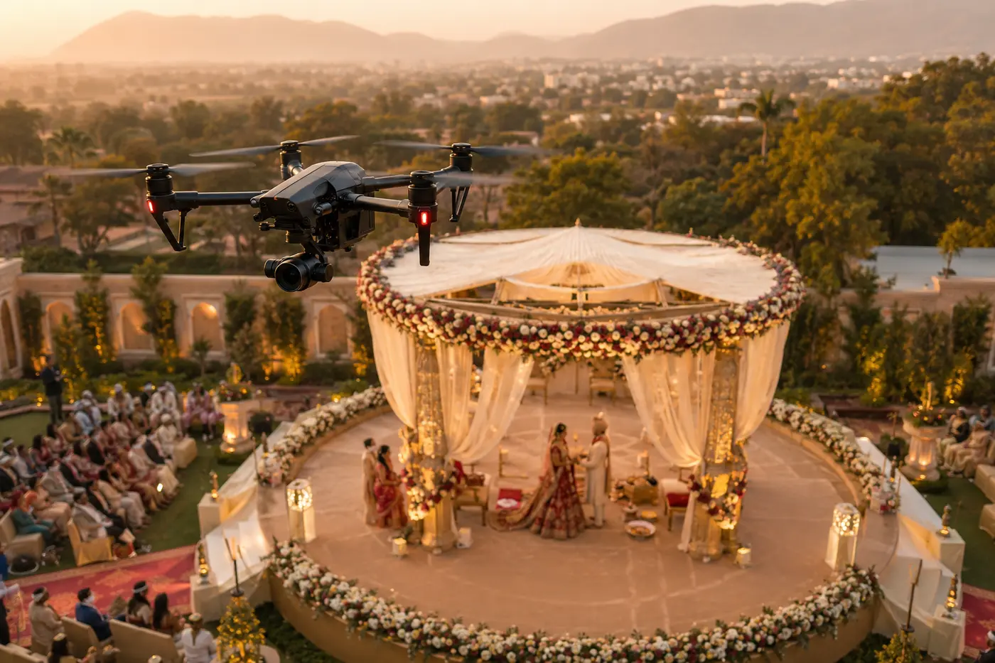 Drone Camera Wedding Coverage in Patna